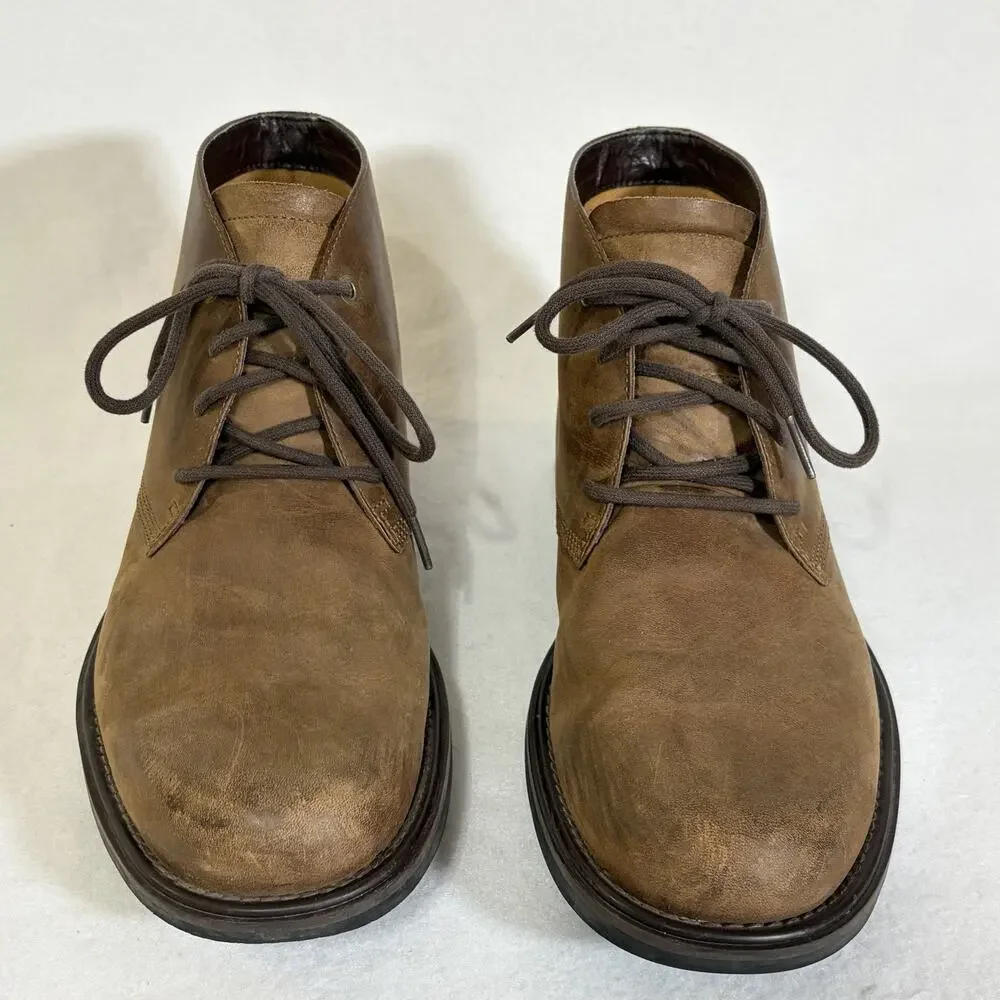 Timberland Chukka Boots Mens Size 10.5 Leather Waterproof Lace Up